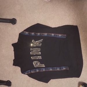 PINK rainbow cowel neck sweatshirt
